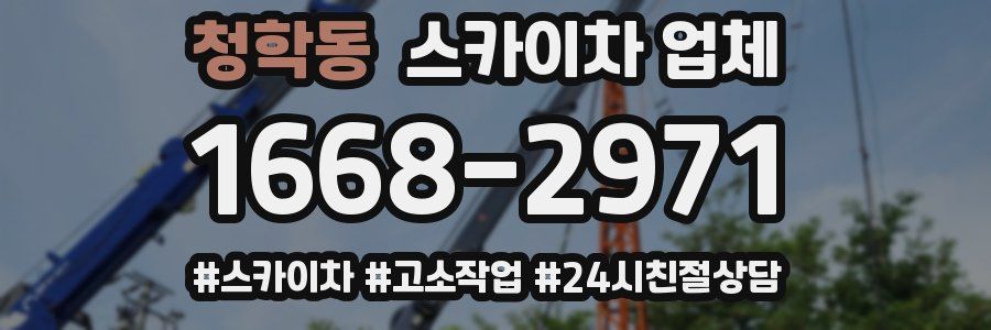 청학동 스카이차 업체