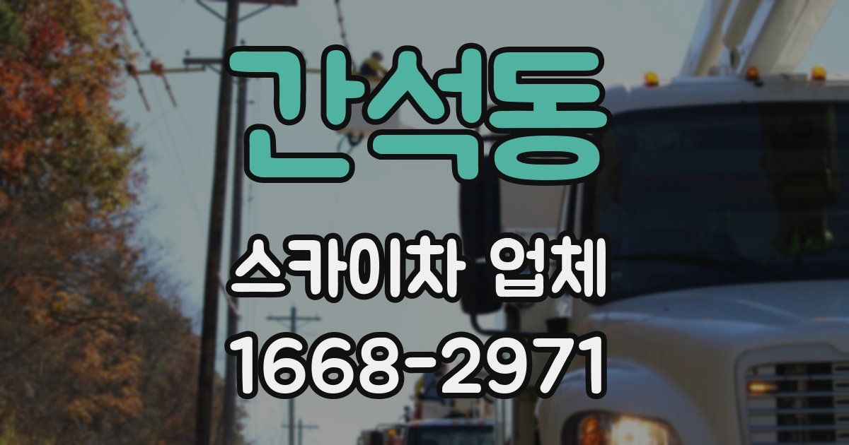 간석동 스카이차 업체