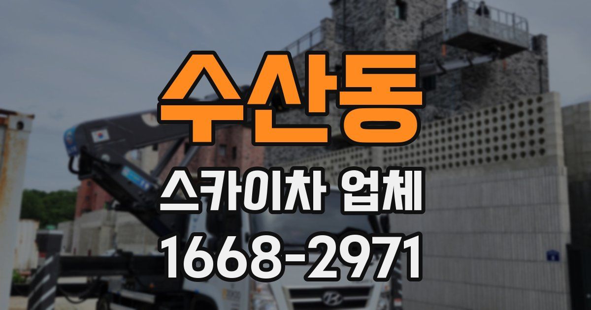수산동 스카이차 업체