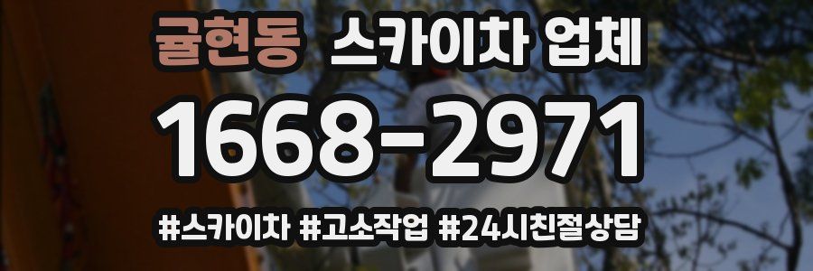 귤현동 스카이차 업체