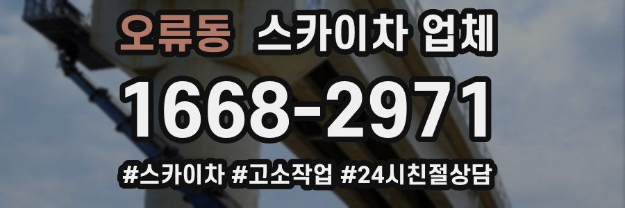 오류동 스카이차 업체