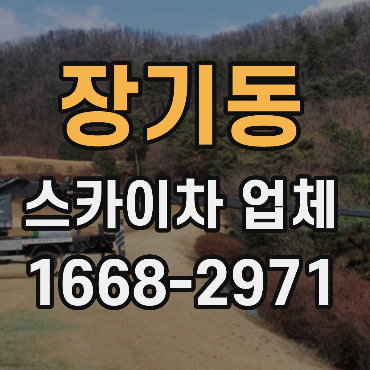장기동 스카이차 업체