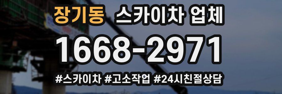 장기동 스카이차 업체