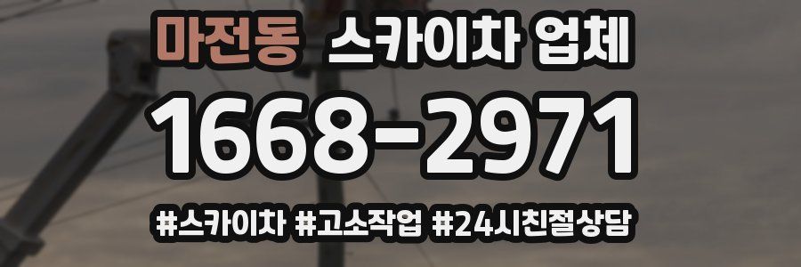 마전동 스카이차 업체