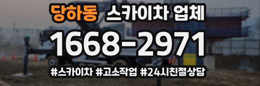 당하동 스카이차 업체