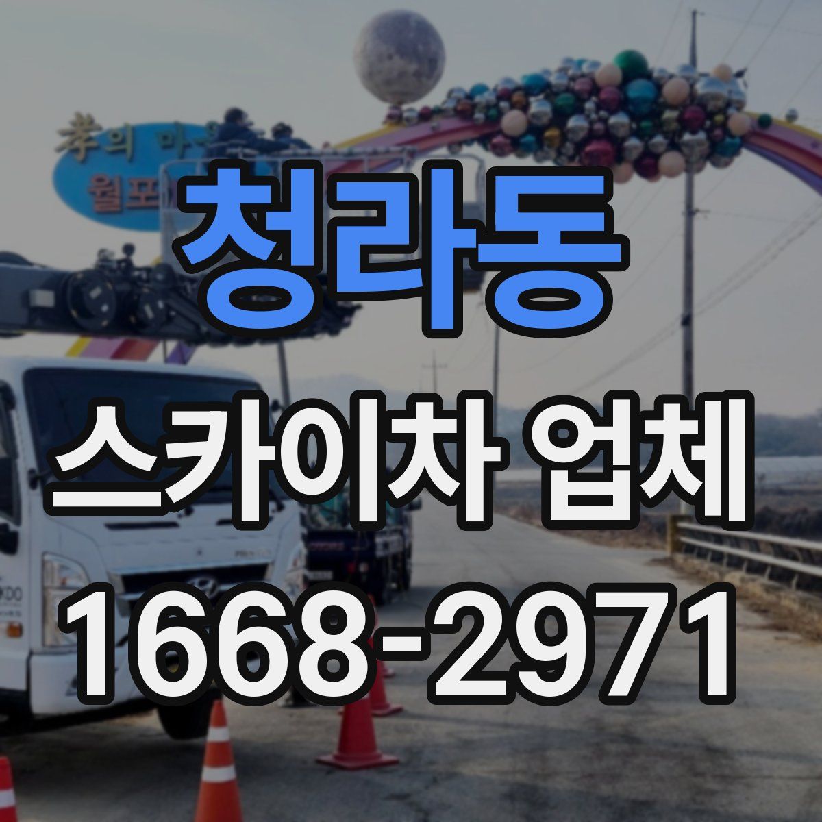 청라동 스카이차 업체