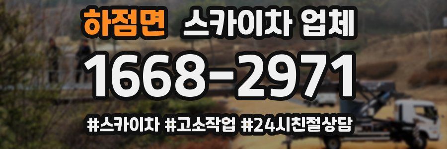 하점면 스카이차 업체
