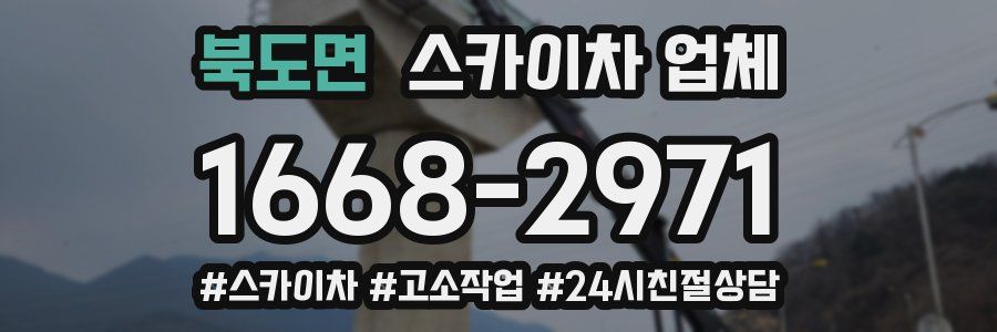 북도면 스카이차 업체