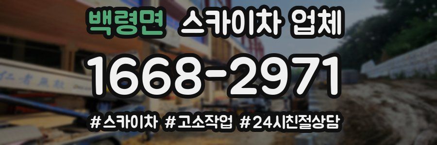백령면 스카이차 업체