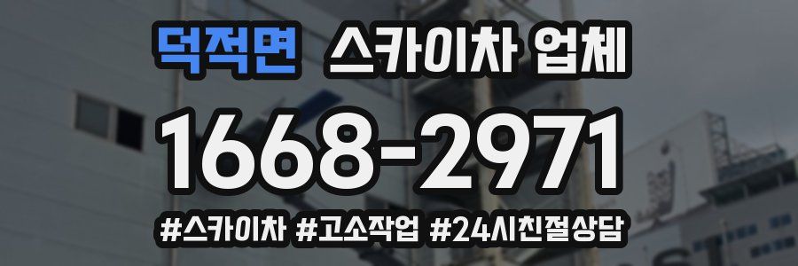 덕적면 스카이차 업체
