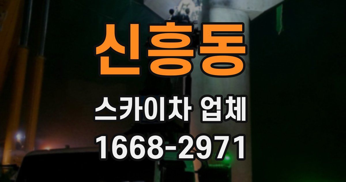 신흥동 스카이차 업체
