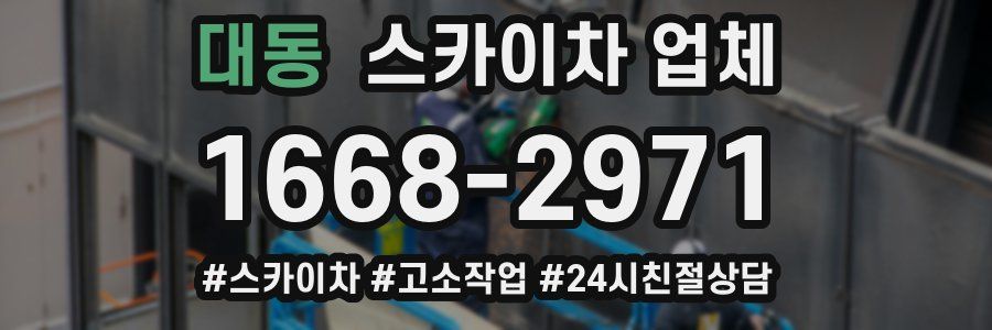 대동 스카이차 업체