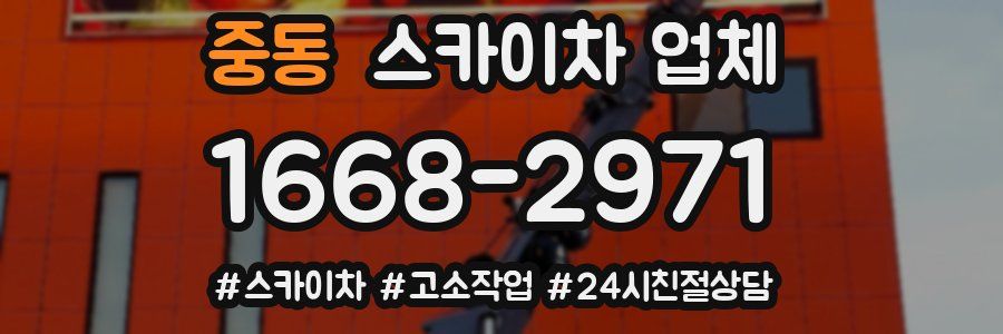중동 스카이차 업체