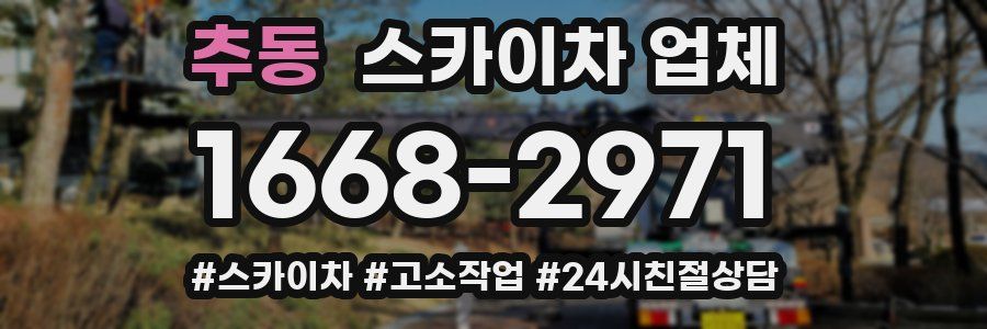 추동 스카이차 업체