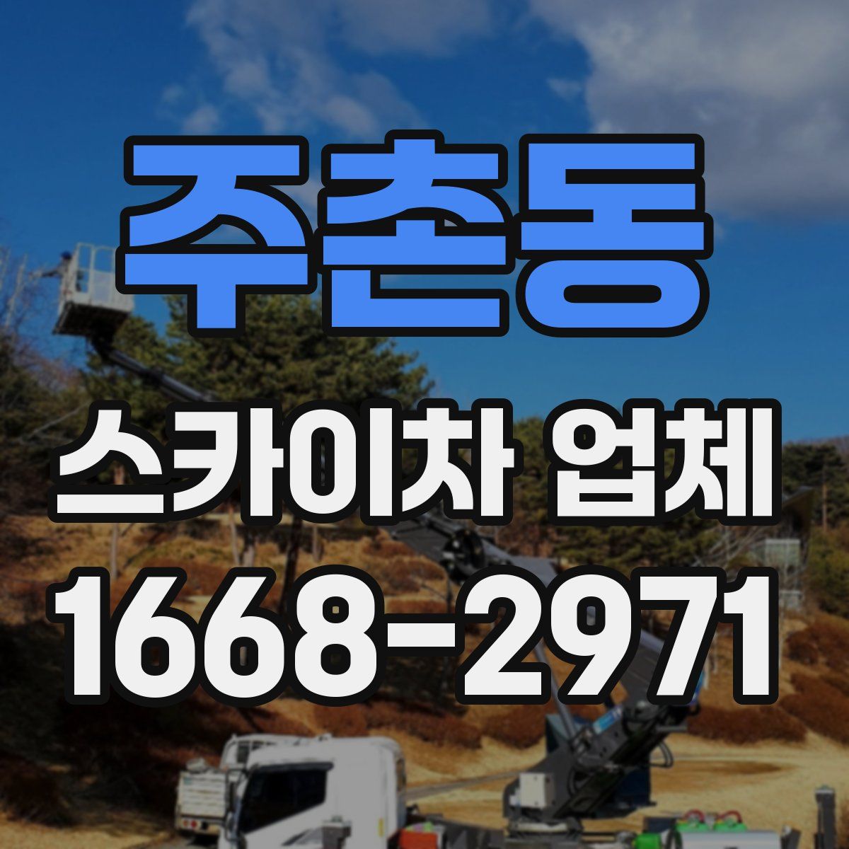 주촌동 스카이차 업체