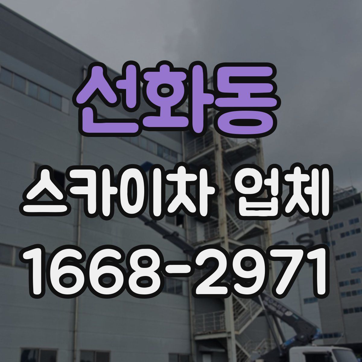선화동 스카이차 업체