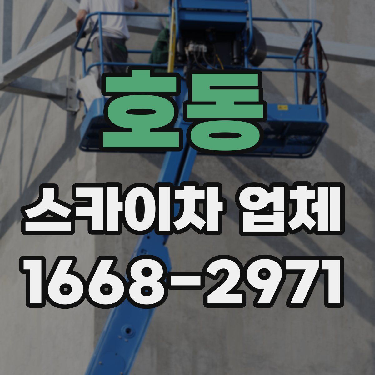호동 스카이차 업체