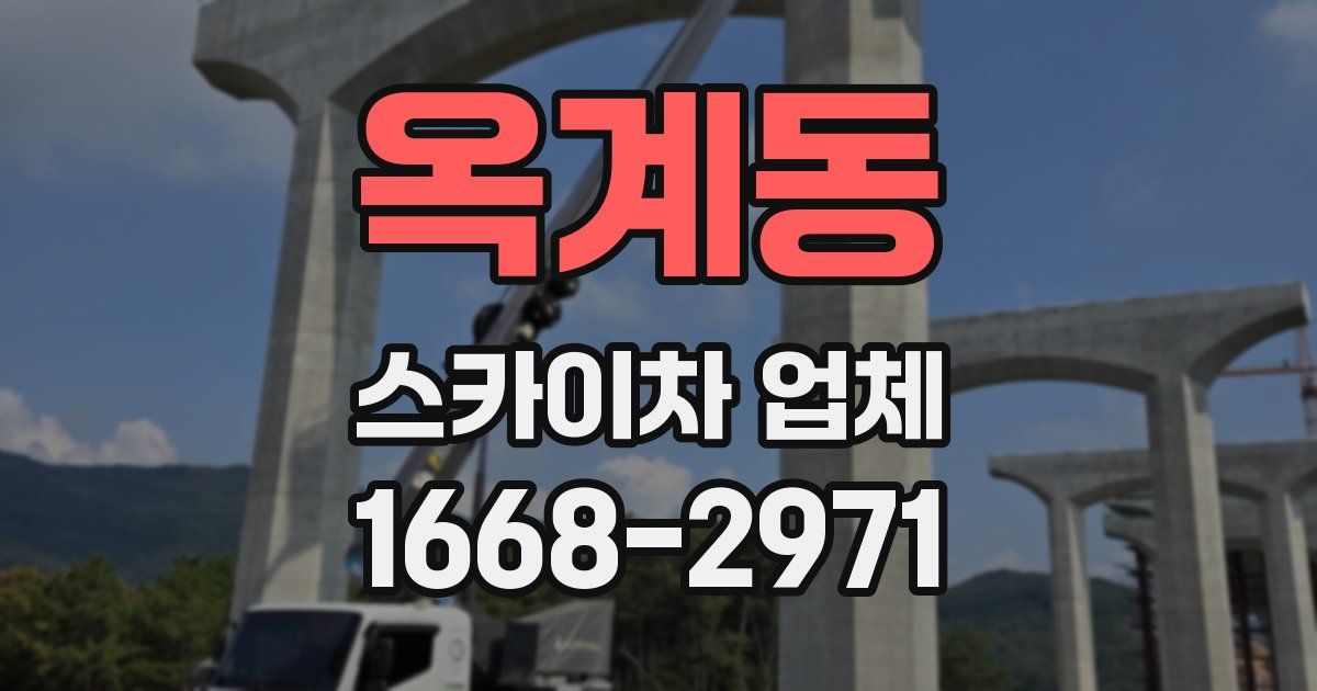 옥계동 스카이차 업체