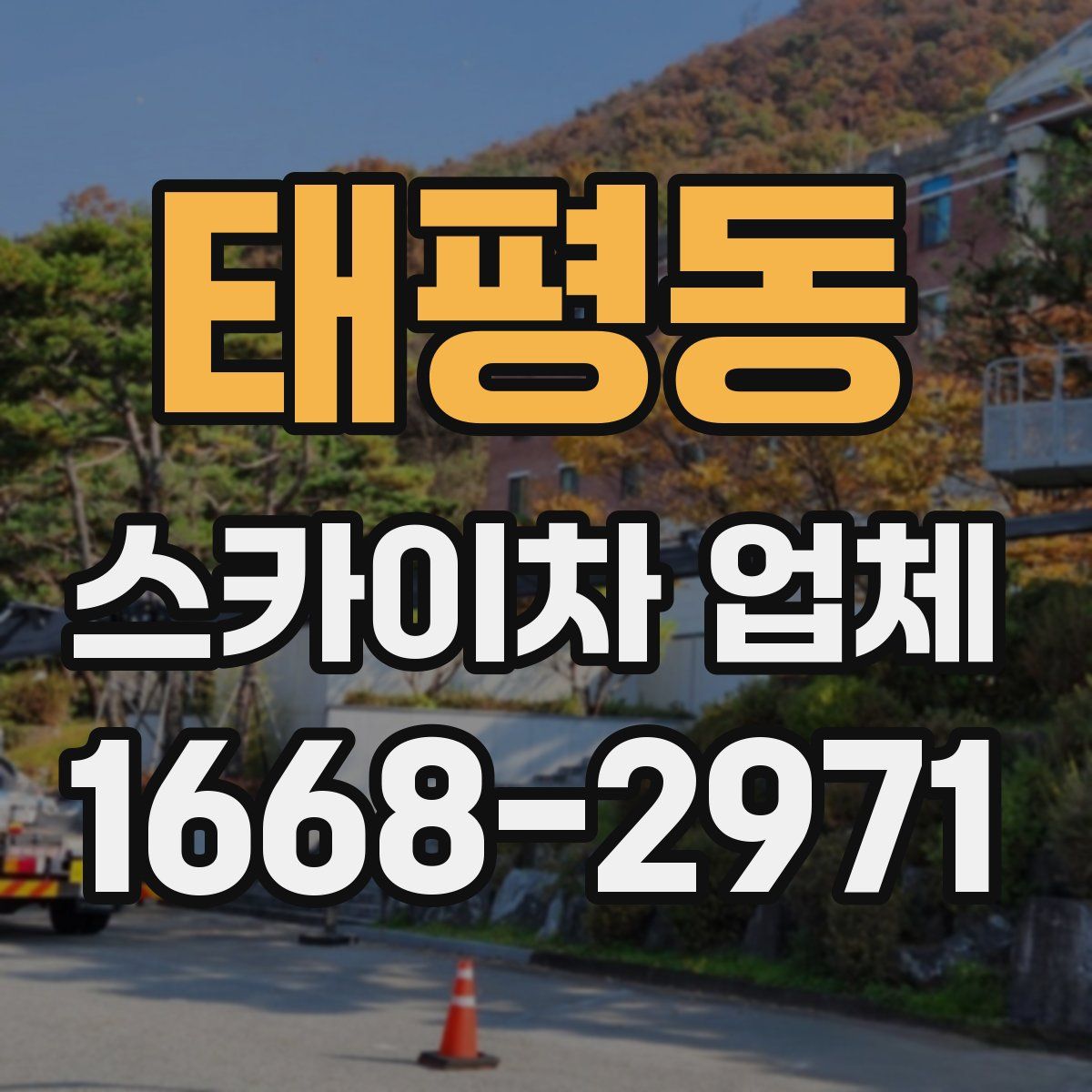 태평동 스카이차 업체