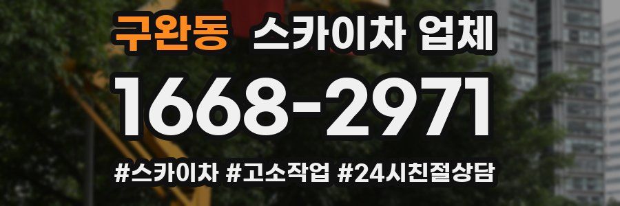 구완동 스카이차 업체