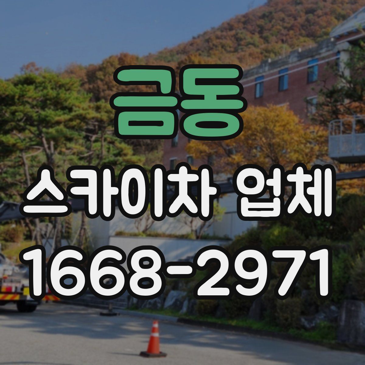 금동 스카이차 업체