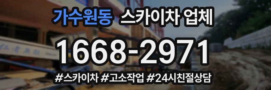 가수원동 스카이차 업체