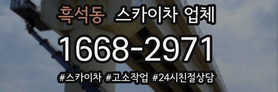 흑석동 스카이차 업체