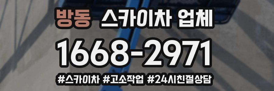 방동 스카이차 업체