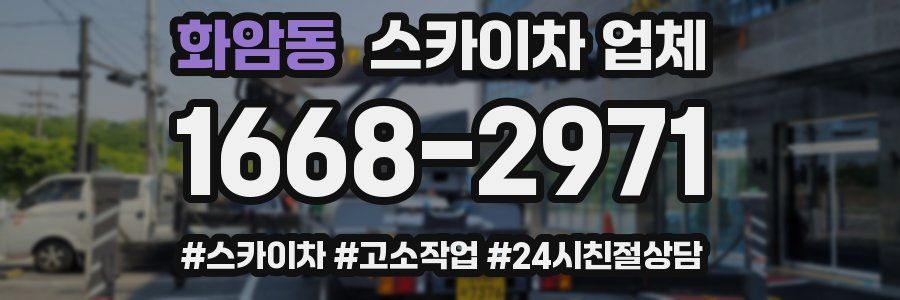 화암동 스카이차 업체