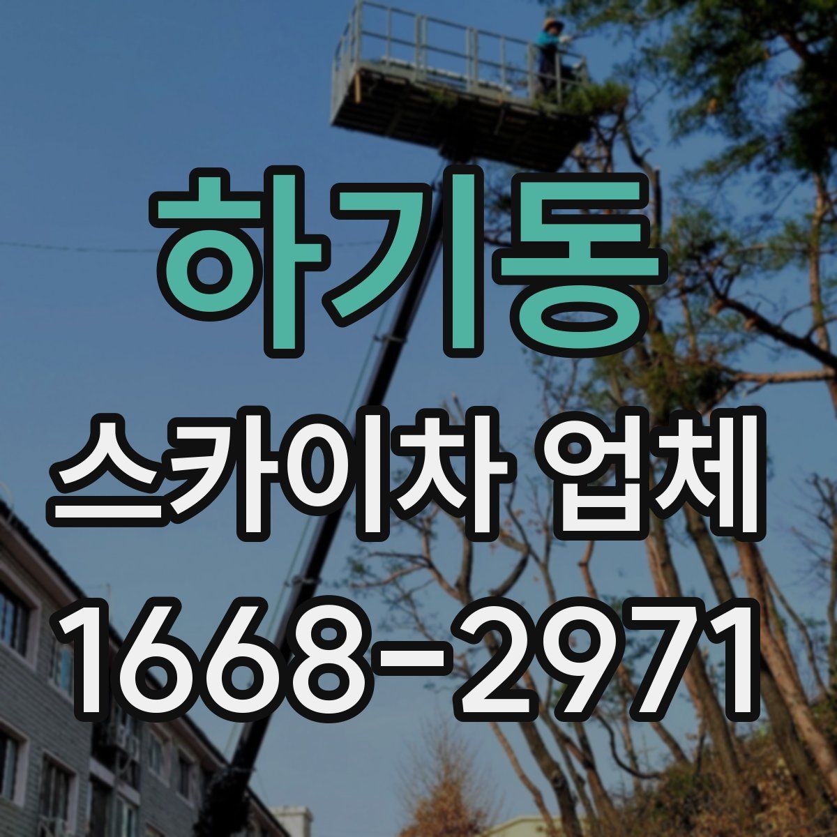하기동 스카이차 업체