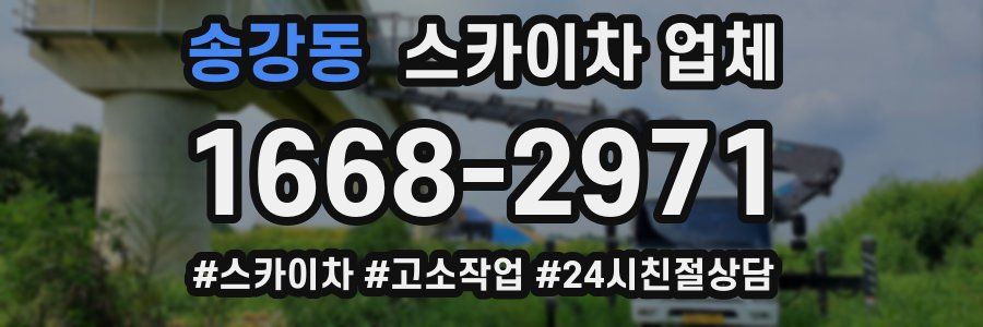 송강동 스카이차 업체