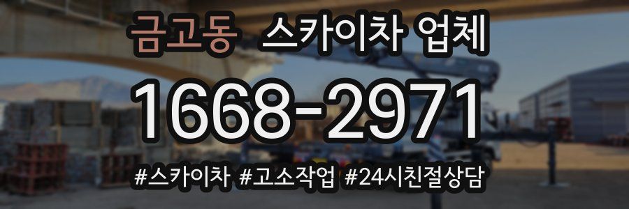금고동 스카이차 업체