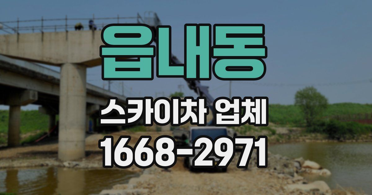 읍내동 스카이차 업체