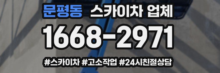 문평동 스카이차 업체
