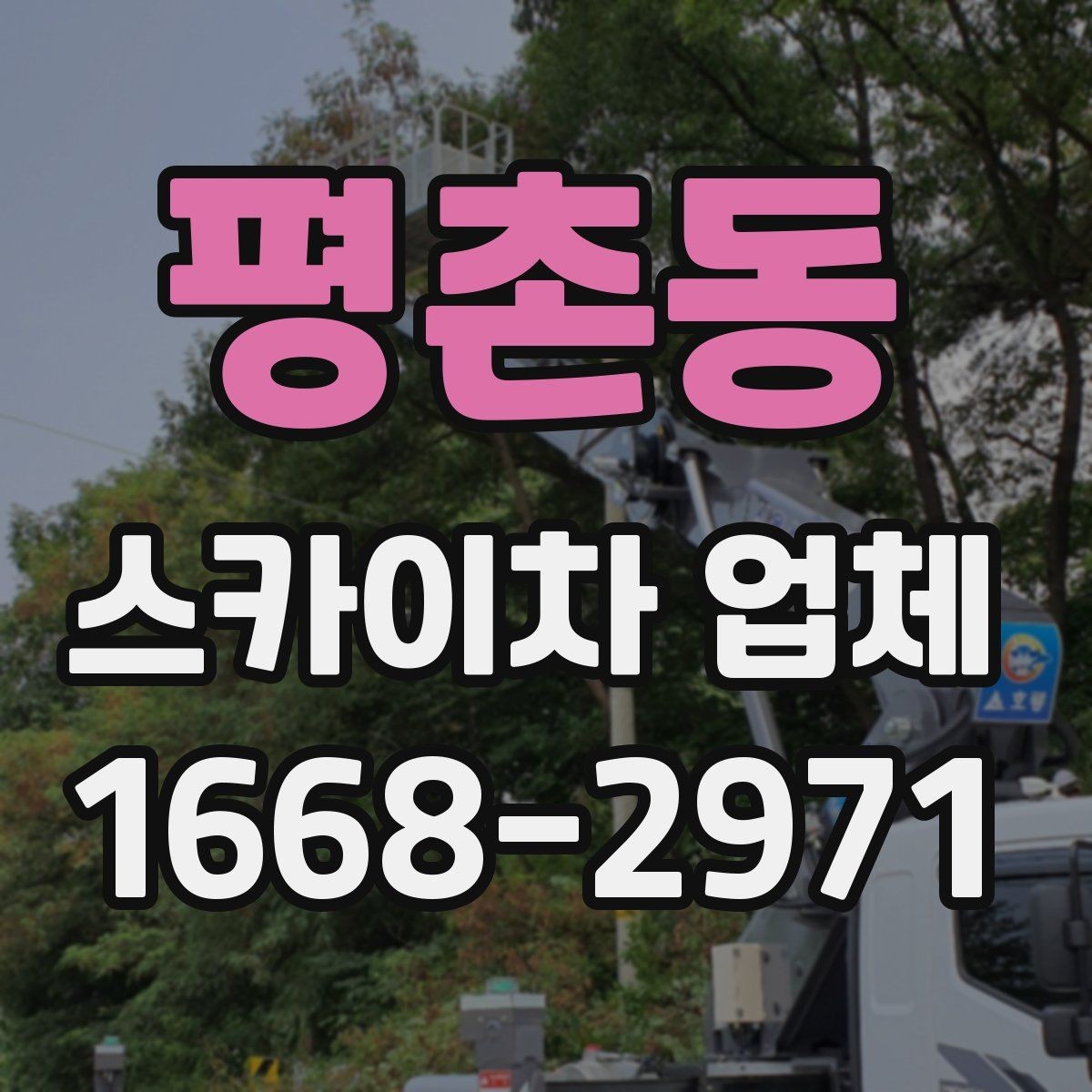 평촌동 스카이차 업체 비교 시 경험과 대응 속도 확인하기