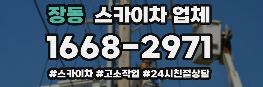 장동 스카이차 업체