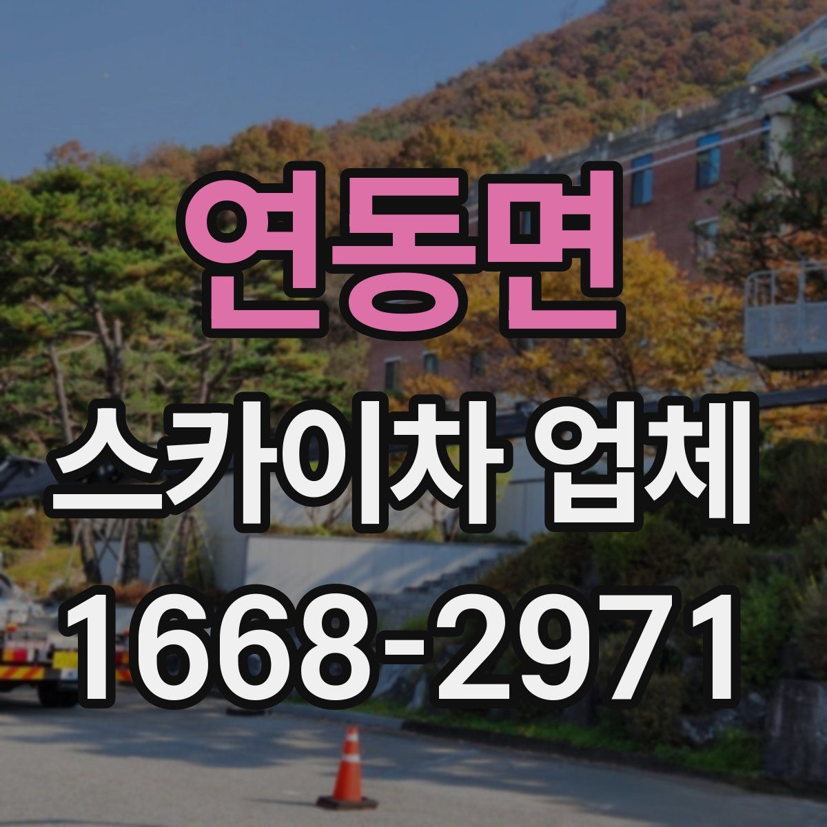 연동면 스카이차 업체