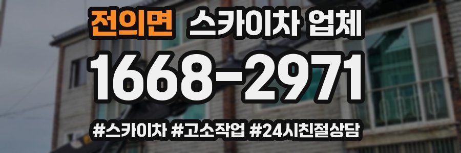 전의면 스카이차 업체