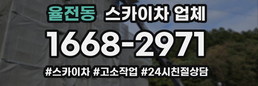 율전동 스카이차 업체