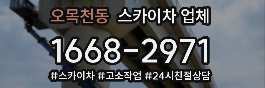 오목천동 스카이차 업체