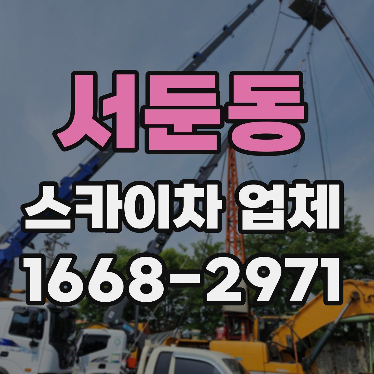 서둔동 스카이차 업체