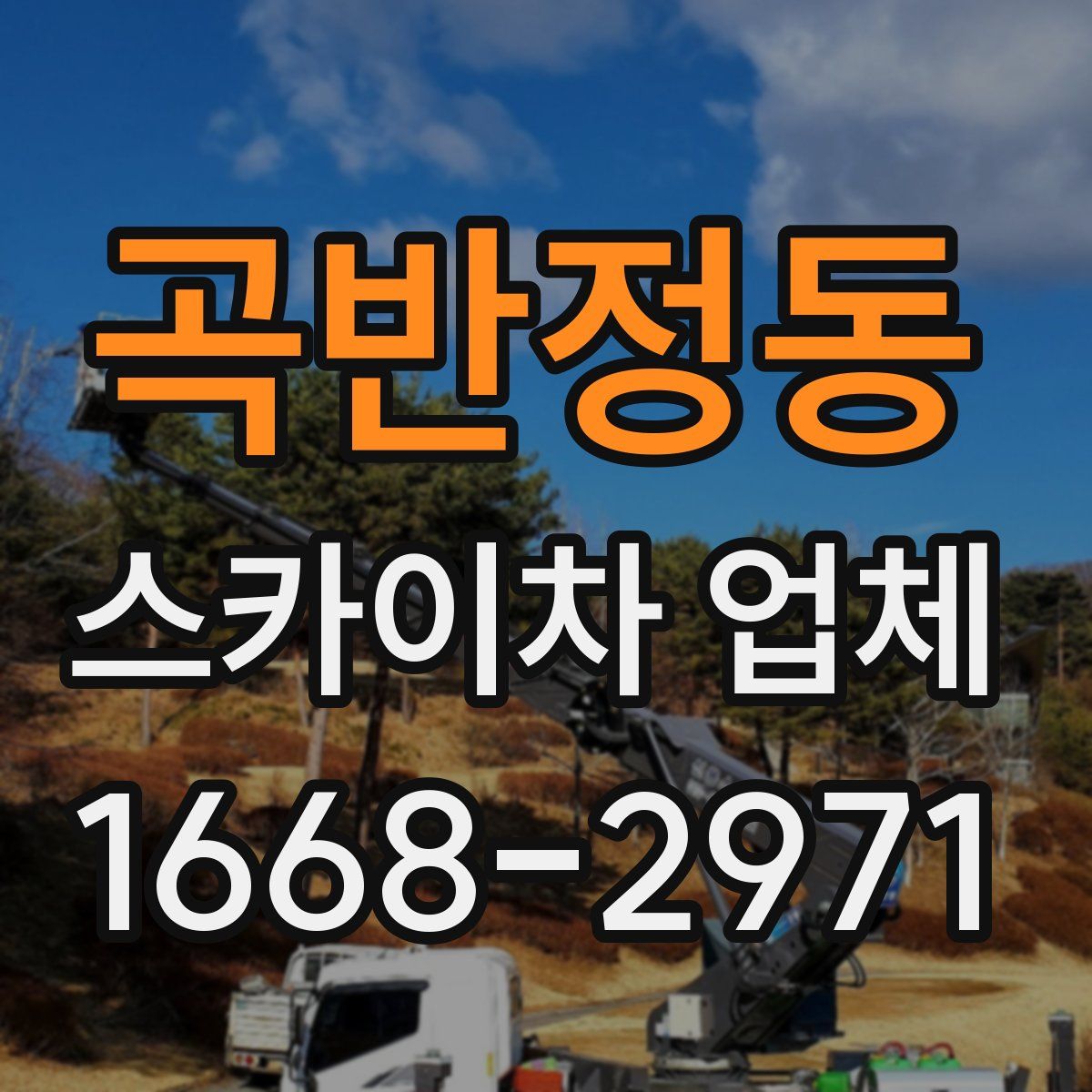 곡반정동 스카이차 업체