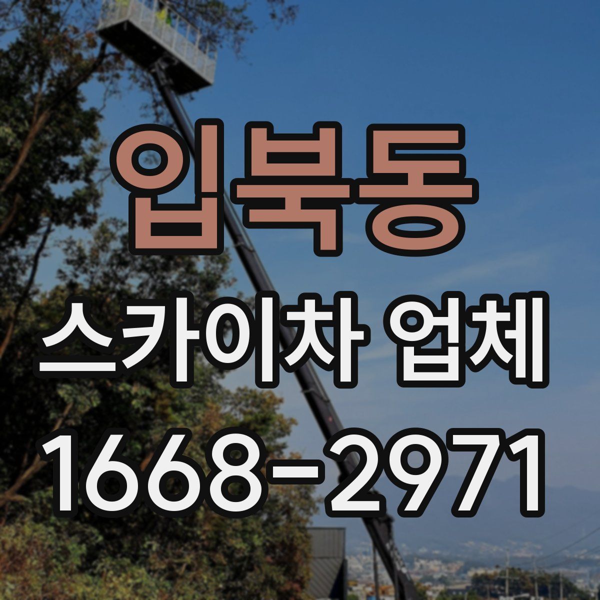 입북동 스카이차 업체
