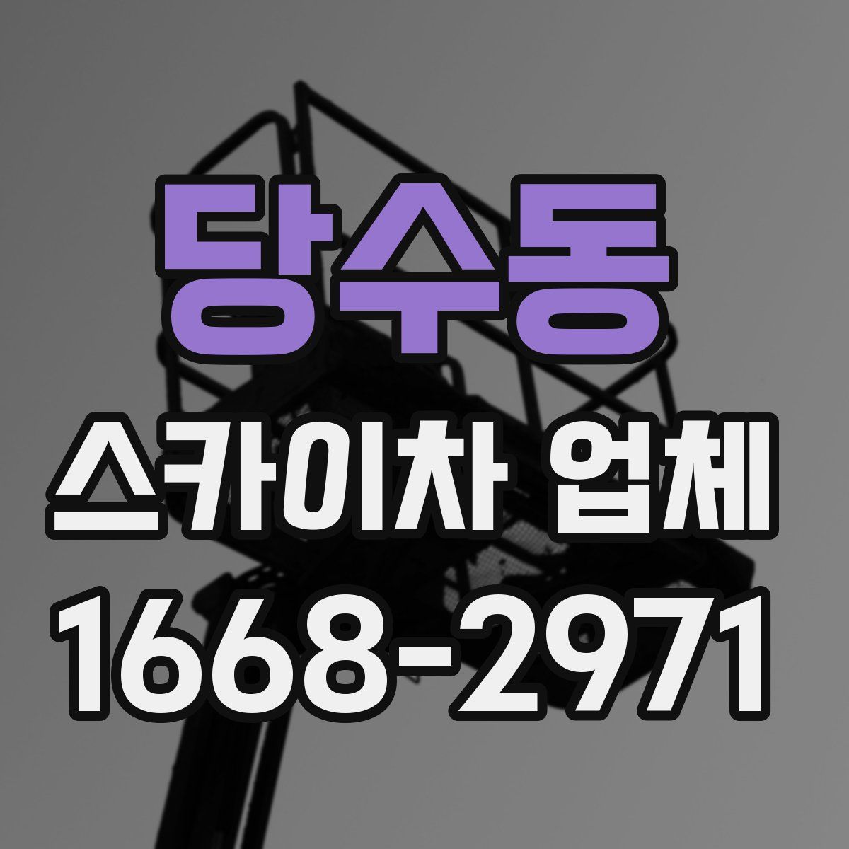 당수동 스카이차 업체