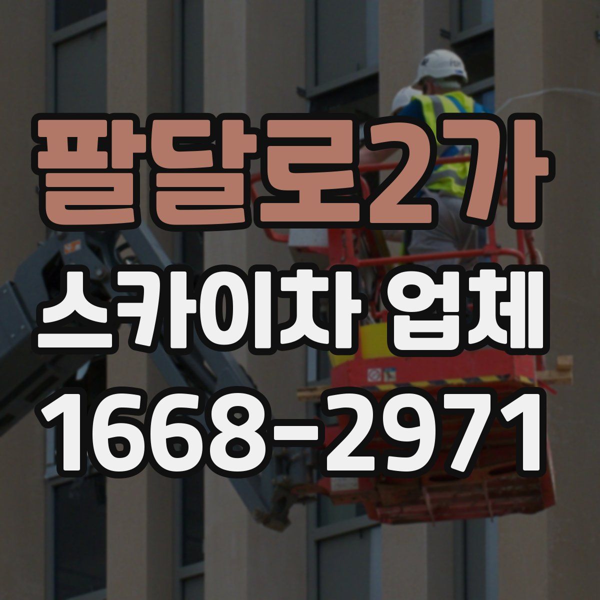 팔달로2가 스카이차 업체