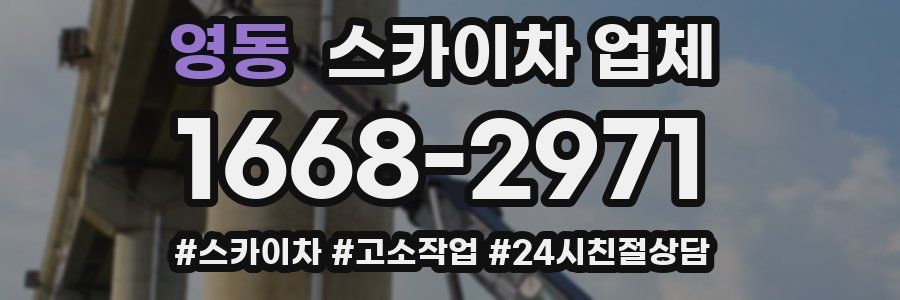 영동 스카이차 업체