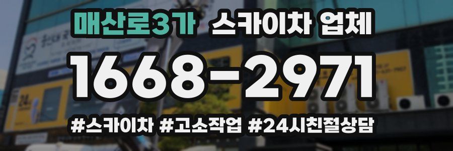 매산로3가 스카이차 업체