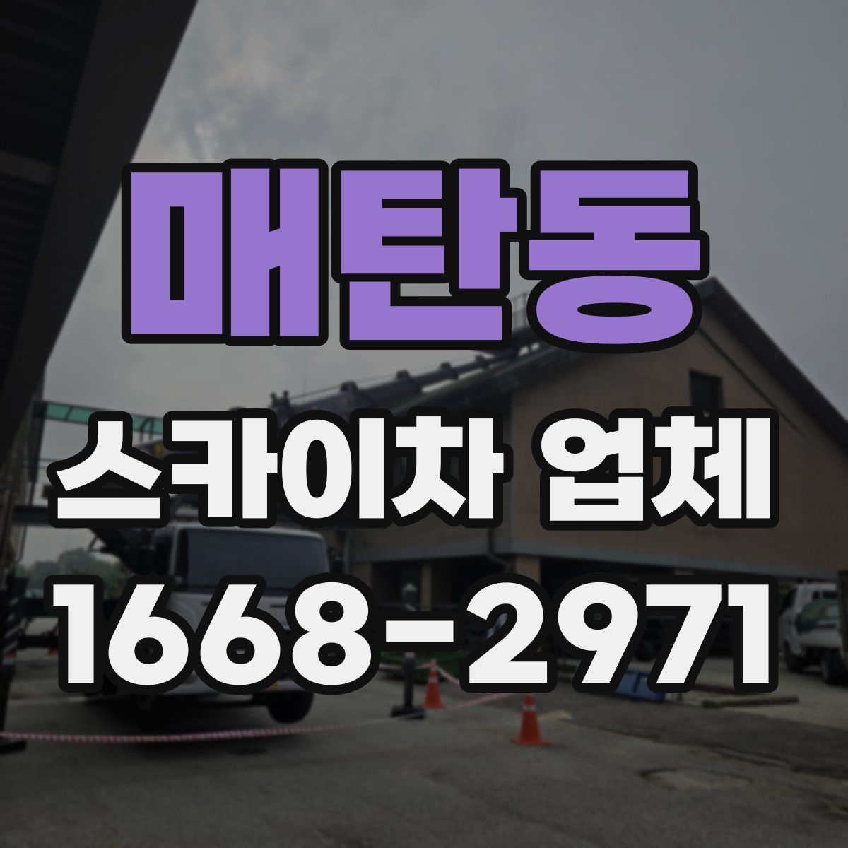 매탄동 스카이차 업체