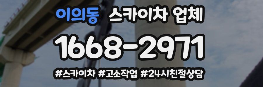 이의동 스카이차 업체