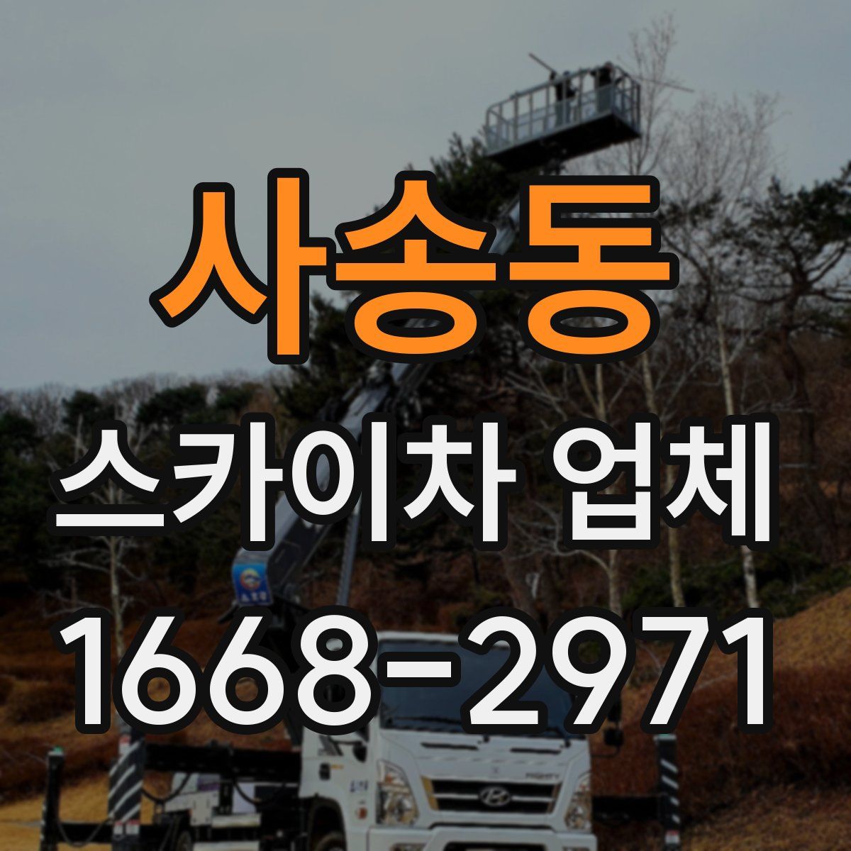 사송동 스카이차 업체